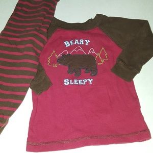 4/$15 carters  bear  18 months 2p pajama set